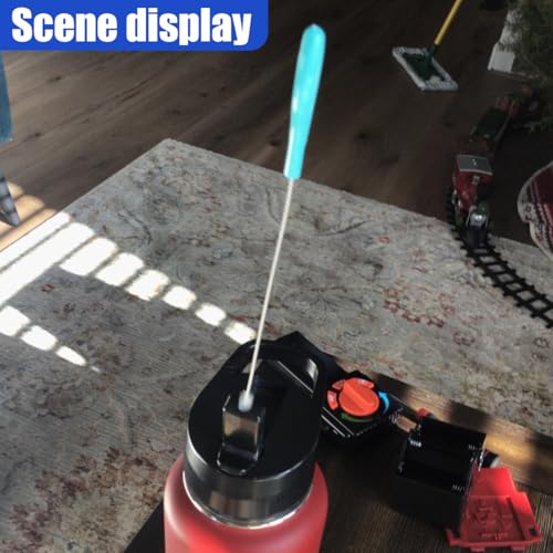 3 in 1 Cup Lid Cleaning Brush Set - Portable Straw Cleaner Tool Car Crevice Cleaner Brush Set for Bottle Gap Tight Spaces - Multifunctional Car Cleaning Brushes Cup Mouth Scrubber (1Set)