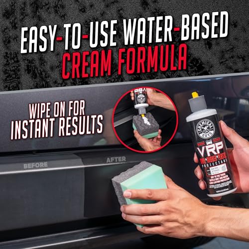 Chemical Guys VRP Vinyl, Rubber, and Plastic Dressing - Tire Dressing, Non-Greasy, Dry-to-the-Touch Shine for Tires, Trim, and More, Safe for Cars, Trucks, SUVs, RVs & More - 16 oz - size: 16 Fl Oz (Pack of 1)