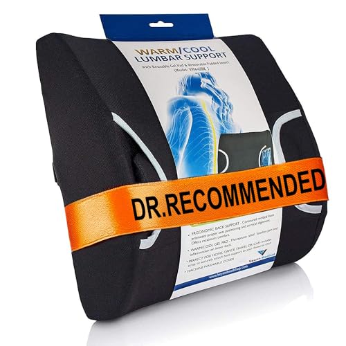 Vaunn Medical Lumbar Back Support Cushion Pillow - size: without Gel Pad