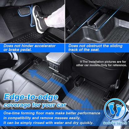 Cartist Floor Mats for Nissan Kicks 2018-2024, All Weather Cargo Liner for Nissan Kicks Accessories, Heavy Duty Car Mats, Car Accessories - size: 5)Nissan Kicks【18-24】
