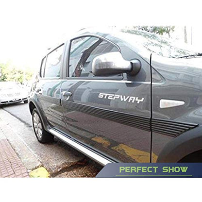 Car Door Dent Protector Removable Soft Cushion Magnetic Car Door Guard Strip for Garage Parking 2 Meter - Black AT007