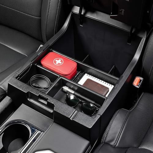 Vehicle OCD - Center Console Divider and Tray Organizer for Toyota Tundra (2014-2021) - Made in USA - SLX502 - size: 2014-2021, style: Boxed Set