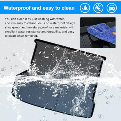 Powerty Fit for Trunk Mat Mercedes-Benz GLE W166 2015-2019 All Weather TPO Rear Cargo Liner Upgrade Material(NOT Fit 2020 GLE 350 with 5 Seats, 2018 550e Hybrid) - size: Cargo Mat｜For｜15-19｜Mercedes-Benz GLE W166