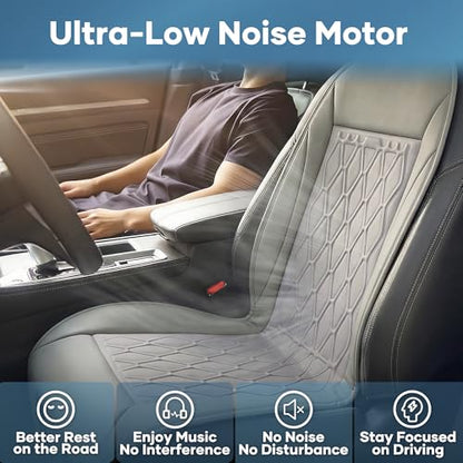 Liquid Cooling Car Seat Cover Front Seat, Air Conditioned Cooling Seat Cooler (Not Fan), Cooling Seat Cushion for Cars with 3 Modes, Quiet, Works Without A/C, Fits Car SUV Truck, Dark Gray - color: Dark Gray