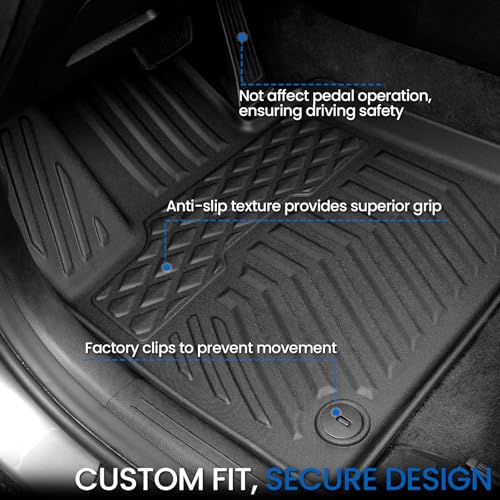 Floor Mats Cargo Mat Set for 2021-2024 2025 2026 Kia Sorento 6/7 Seats Car Mat Accessories(Not Fit Hybrid), All Weather TPE Cargo Liner Trunk Mat for S LX EX SX(Floor Mats+2-in-1 Cargo Mat) - style: Floor Mats+2-in-1 Cargo Mat