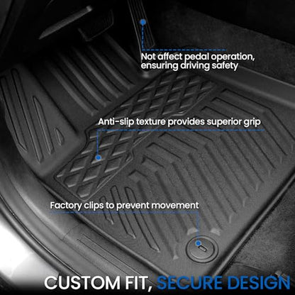 Floor Mats Cargo Mat Set for 2021-2024 2025 2026 Kia Sorento 6/7 Seats Car Mat Accessories(Not Fit Hybrid), All Weather TPE Cargo Liner Trunk Mat for S LX EX SX(Floor Mats+2-in-1 Cargo Mat) - style: Floor Mats+2-in-1 Cargo Mat