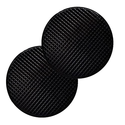 Car Dashboard Sticky Non Slip Pad, Anti-Slip Sticky Gel Mat for Cell Phone, Radar Detector, Tablet, GPS, Keys or Sunglasses, Small Round 3.5” – Pack of 2