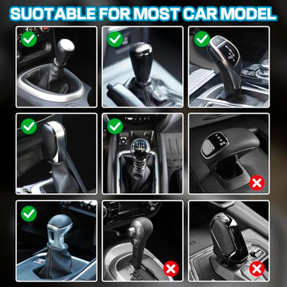 Funny Gear Shift Hoodie Cover, Car Shifter Knob Sweatshirt, Universal Stick Shift Cover for Car Gear Handle - color: Blue