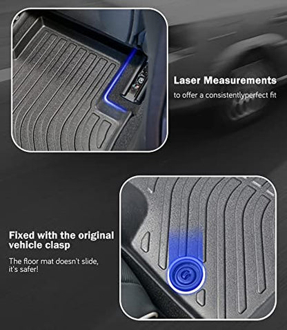 Car Floor Mats Replacement for Chevrolet Cruze 2016-2019 (Not Fit 2016 Cruze Limited) Heavy Duty TPE Liner Custom Fit All Weather Waterproof Protection Full Set Coverage Carpets Accessories - size: Floor Mats for Cruze 2016-2019