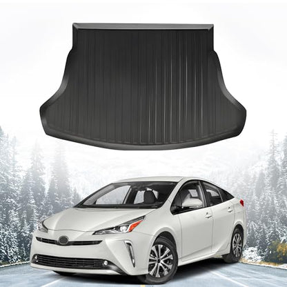 Premium Cargo Liner for Toyota Prius 2016-2022 Sedan - 100% Protection - Custom Fit Car Trunk Mat - All-Season Black Cargo Mat - 3D Shaped Laser Measured Trunk Liners for Toyota Prius (XW50)