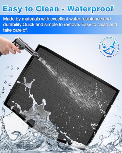 Cartist Cargo Liner Fits for Ford Mustang Mach-E 2021-2024 2025 2026 Accessories All Weather Trunk Mat for Mustang Carpet Protection TPE Heavy Duty - size: 3)Ford Mustang Mach-E 2021-2025