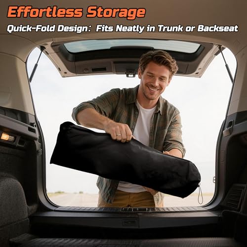 Windshield Sun Shade Compatible for 2024-2025 Toyota Tacoma Silver Reflective Foldable Front Sun Visor Sunshade Protector with Storage Bag Keep Interior Cool - size: 2024-2025-Toyota-Tacoma