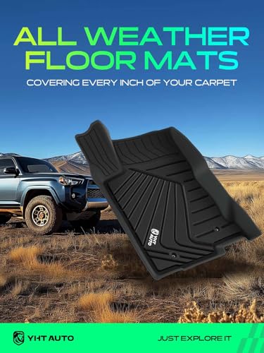 YHTAUTO Floor Mats Fit 2015-2021 Lexus NX /NX200t /NX300 /NX300h, TPE Floor Liners All-Weather Protection Custom Fit, 1st & 2nd Row, Set of 3 Black - size: For 2015-2021 Nx