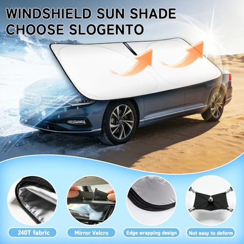 Custom Fit Windshield Sun Shade for Lexus RX 2010-2015, Blocks UV & Heat, Front Window Sunshade Accessories, Easy Fold & Store Keep Your Car Cooler - size: for 2010-2015 Lexus RX