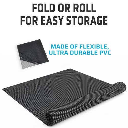 Non Slip Roof Mat - Soft Protector Mat and Car Roof Liner for All Vehicles - All Weather Grip for Roof Cargo Rack Scratch Protection (47 x 35 in)