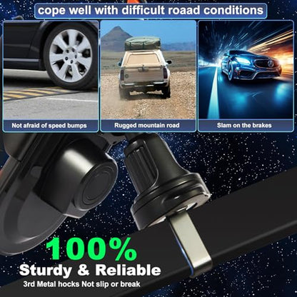 Wireless Car Charger, 15W Fast Charging Auto-Clamping Car Charger Phone Mount Air Vent Cell Phone Holder Compatible with iPhone 16 Pro Max/15/14/13/12/11, Samsung Galaxy S23/S22/S21/S20, etc - color: Black