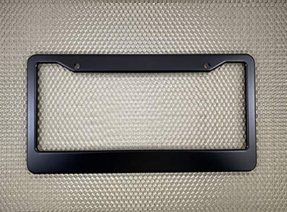 Special Edition Anodized Aluminum CAR License Plate Frame - Black - color: Black