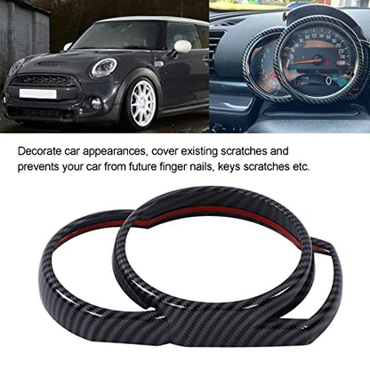 For Accessories Car Dashboard Cover Trims, Carbon Fiber Dashboard Panel Frame Cover Trim for Hatchback F54 F55 F56 F57