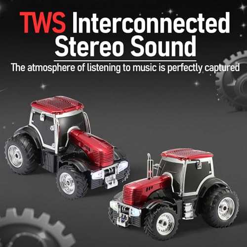 WSTER Car Model Bluetooth Replica Speakers Collection – Portable Wireless Speakers with HD Sound, LED Party Lights, FM Radio, TWS Stereo, Built-in Mic, Awesome Gifts for Friends (WS-560)