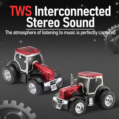 WSTER Car Model Bluetooth Replica Speakers Collection – Portable Wireless Speakers with HD Sound, LED Party Lights, FM Radio, TWS Stereo, Built-in Mic, Awesome Gifts for Friends (WS-560)