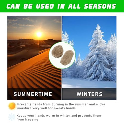 Ziciner 2PCS Plush Car Gear Shift Knob Cover & Handbrake Cover, Comfortable Anti-Slip Auto Shift Knob Protector, Fluffy Warm Hand Brake Handle Cover, Car Accessories (Light Brown) - color: Light Brown