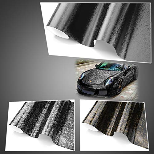 JDMBESTBOY 60"x84" (5FTx7FT) 3D Forged Matte Black Carbon Fiber Car Vinyl Wrap Decal Film Vehicle Decoration Sticker Air Release Bubble Free with Free Tool Kit - color: 3D Forged Matte Black, size: 60"x84" (5FTx7FT)