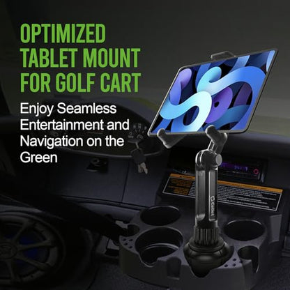Cellet Cup Holder Tablet Mount, Car Cradle Holder Compatible for All iPad, Pro, Air, Mini Samsung Galaxy Tablet, Amazon Fire Microsoft Surface - style: Tablet Holder Height - 13 in