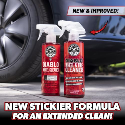 Chemical Guys Sprayable Diablo Wheel Cleaner (Safe on All Wheel & Rim Finishes), Great for Cars, Trucks, SUVs, Motorcycles, RVs & More, 32 fl oz - style: Sprayable 32 oz