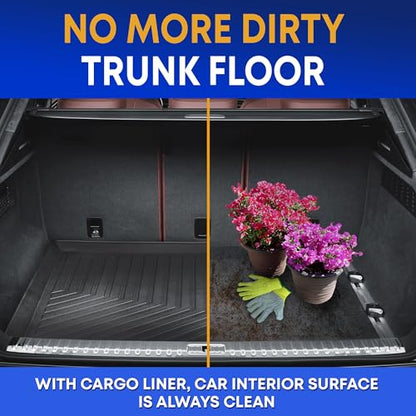 Premium Cargo Liner for Audi Q8 2019-2026 - 100% Protection - Custom Fit Car Trunk Mat - Easy-to-Wash & All-Season Black Cargo Mat - 3D Shaped Laser Measured Trunk Liners for Audi Q8 2019-2026 - size: For Audi Q8
