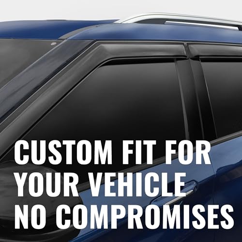 Auto Ventshade [AVS] Outside Mount Rain Guards for 2011 - 2018 Volkswagen Jetta | Window Vent Visors, 4 pcs. - Smoke | 94985