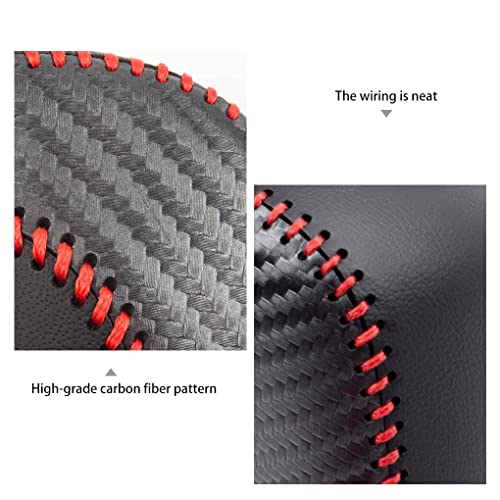 Auto Car Leather Gear Shift Knob Cover for Honda Civic 10th Gen 2021 2020 2019 2018 2017 2016 Accessories (B) - color: B