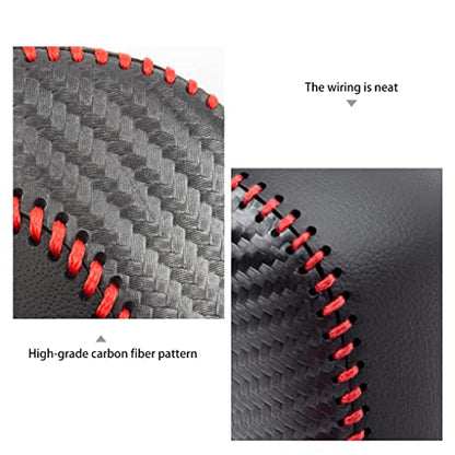 Auto Car Leather Gear Shift Knob Cover for Honda Civic 10th Gen 2021 2020 2019 2018 2017 2016 Accessories (B) - color: B