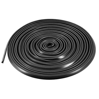 uxcell Edge Trim U Seal Extrusion, Silicone Black U Channel Edge Protector Sheet Fits 0.1-1.5mm Edge 5M/16.4Ft Length - size: 5000mmx3mmx6mm