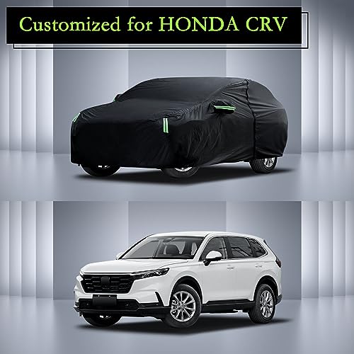 Car Cover Custom Fit for Honda CRV 1997-2026, Toyota RAV4 2006-2026, Waterproof All Weather for Automobiles Full Exterior Cover Rain Sun Snow Protector with Door Zipper - size: Custom Fit Honda Crv Toyota Rav4