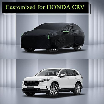 Car Cover Custom Fit for Honda CRV 1997-2026, Toyota RAV4 2006-2026, Waterproof All Weather for Automobiles Full Exterior Cover Rain Sun Snow Protector with Door Zipper - size: Custom Fit Honda Crv Toyota Rav4