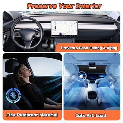 Windshield Sun Shade Compatible for 2018-2024 BMW X3 Silver Reflective Foldable Front Sun Visor Sunshade Protector with Storage Bag Keep Interior Cool - size: 2018-2024-BMW-X3