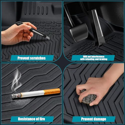 All Weather Floor Mats Compatible with 2016-2022 Lexus RX, Black 3D Car Mats Full Set Heavy Duty TPE Non-Slip Interior Accessories (2016-2022 RX) - color: 2016-2022 RX