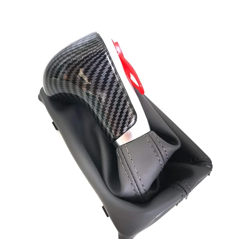 Automatic Left Hand Drive LHD Car Gear Shift Knob Gaitor Boot Cover Leather for Audi A6 C6 A3 8P A4 B8 A5 Q5 (Gear Boot) - style: gear boot