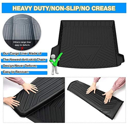 Cargo Liner Fits for Audi Q8/RS Q8 2019-2025 2026, All Weather Cargo Mat for Q8, Heavy Duty Waterproof Rear Trunk Mat for Q8 Accessories - size: 1)Audi Q8/RS Q8【2019-2025】
