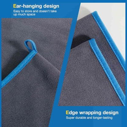71"X 24" Extra Large Microfiber Towel for Car,Ultra Absorbent Car Washing Cloth,Designed Specifically for Fast Drying Cars,No Shedding,No Streaks, Scratches or Water Spots (Grey)