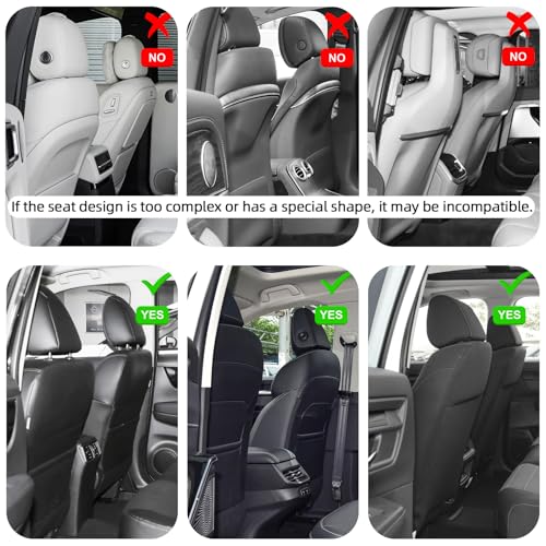 TAIKOO Seat Back Protector + Large Capacity Pocket Storage Organizer,Preventing The Impact of Children Stepping on The Seat Backrest (Style B-Brown) - color: Style B-Brown
