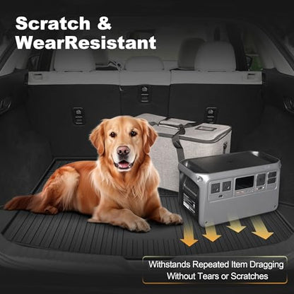 Trunk Cargo Liner Mat Tray fit for Mazda CX-5 2017-2025 2026 All Weather Rear Trunk Carpet Interior CX5 Accessories Waterproof Custom Fit Odorless TPE (Black) - style: 18) for Mazda CX-5 2017-2025 Cargo Liner