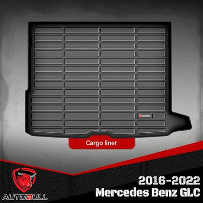 Cargo Liner Compatible with 2016-2022 Mercedes Benz GLC Cargo Mat，All Weather Protection Trunk Liner Rear Trunk mat，Black - style: 22)Mercedes Benz GLC 2016-2022