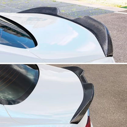 AeroBon Real Carbon Fiber Trunk Spoiler Compatible with 2014-2020 Audi A3 S3 RS3 Spoiler 8V Sedan Rear Spoiler (MP Style) Motorsport Performance - size: MP