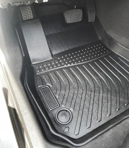 Car Floor Mats Replacement for Chevrolet Chevy Malibu 2016-2025 (Not Fit Hybrid or Limited) Heavy Duty TPE Liner Custom Fit All Weather Waterproof Protection Full Set Coverage Carpets - size: Floor Mats for Malibu 2016-2025