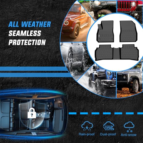 Nilight TPE Floor Mats for Chevy Malibu 2016 2017 2018 2019 2020 2021 2022 2023 2024 2025,All Weather Custom Fit Heavy Duty Floor Liners - color: 2016-2025 Chevy Malibu