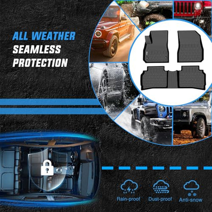 Nilight TPE Floor Mats for Chevy Malibu 2016 2017 2018 2019 2020 2021 2022 2023 2024 2025,All Weather Custom Fit Heavy Duty Floor Liners - color: 2016-2025 Chevy Malibu