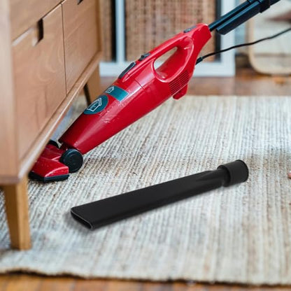 Beaupretty Vacuum Crevice Tool Flat Nozzle with Mesh Filter 44mm Extension Attachment Dust Cleaner Accessory for Car Detailing Furniture and Keyboard Cleaning