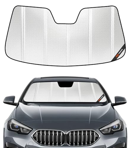 Pigenius Windshield Sun Shade for BMW 2 Series Coupe (G42) & M2 (G87) 2022-2026, Fits 230i M240i M2, Reflective Aluminum Film Front Window Sunshade - size: 2022-2024 2 Series Coupe