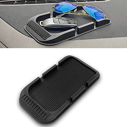 Anti-Slip Gel Pad Car Dashboard Stand for Navigation Cell Phone, Black